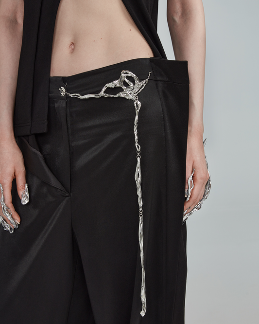 Black Wide-Leg Pants